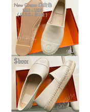 Load image into Gallery viewer, Logo Leather Platform Espadrille