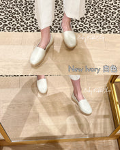 Load image into Gallery viewer, Logo Leather Platform Espadrille