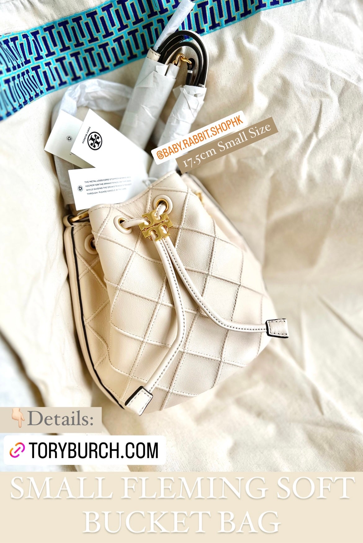 Soft Fleming Small Bucket Bag – Tory Burch 美國代購 Baby